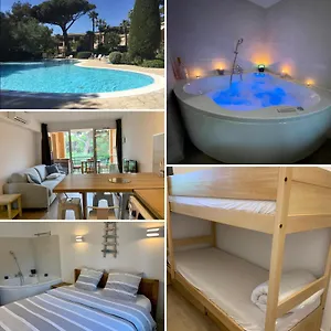  Appart hôtel La Badine Clim Balneo Piscine